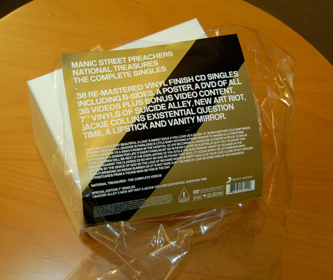 Manic Street Preachers / National Treasures Box Set / FIRST PICTURES and track listing