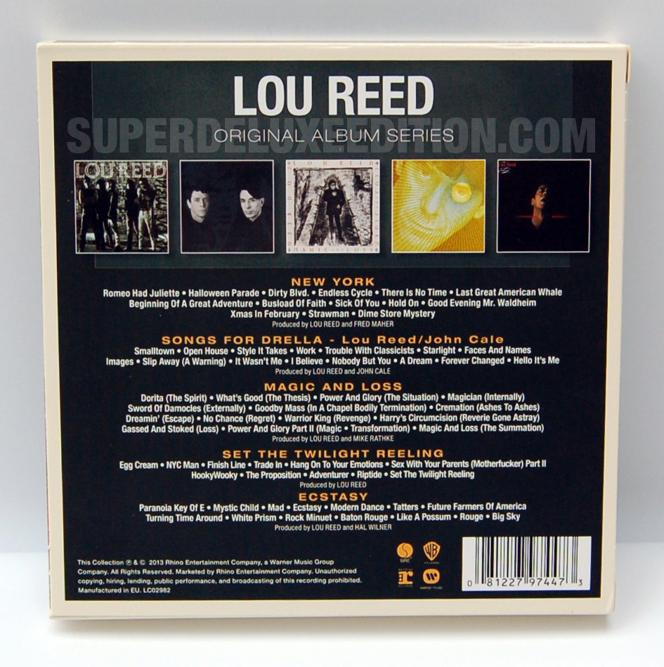 Lou Reed / Original Album Series 5CD box set