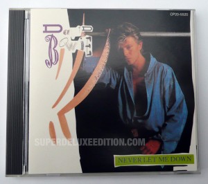 David Bowie / Never Let Me Down Japanese CD single