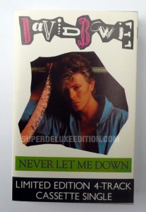 David Bowie / Never Let Me Down UK cassette single