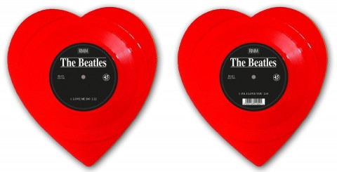 The Beatles / Love Me Do Red shaped vinyl