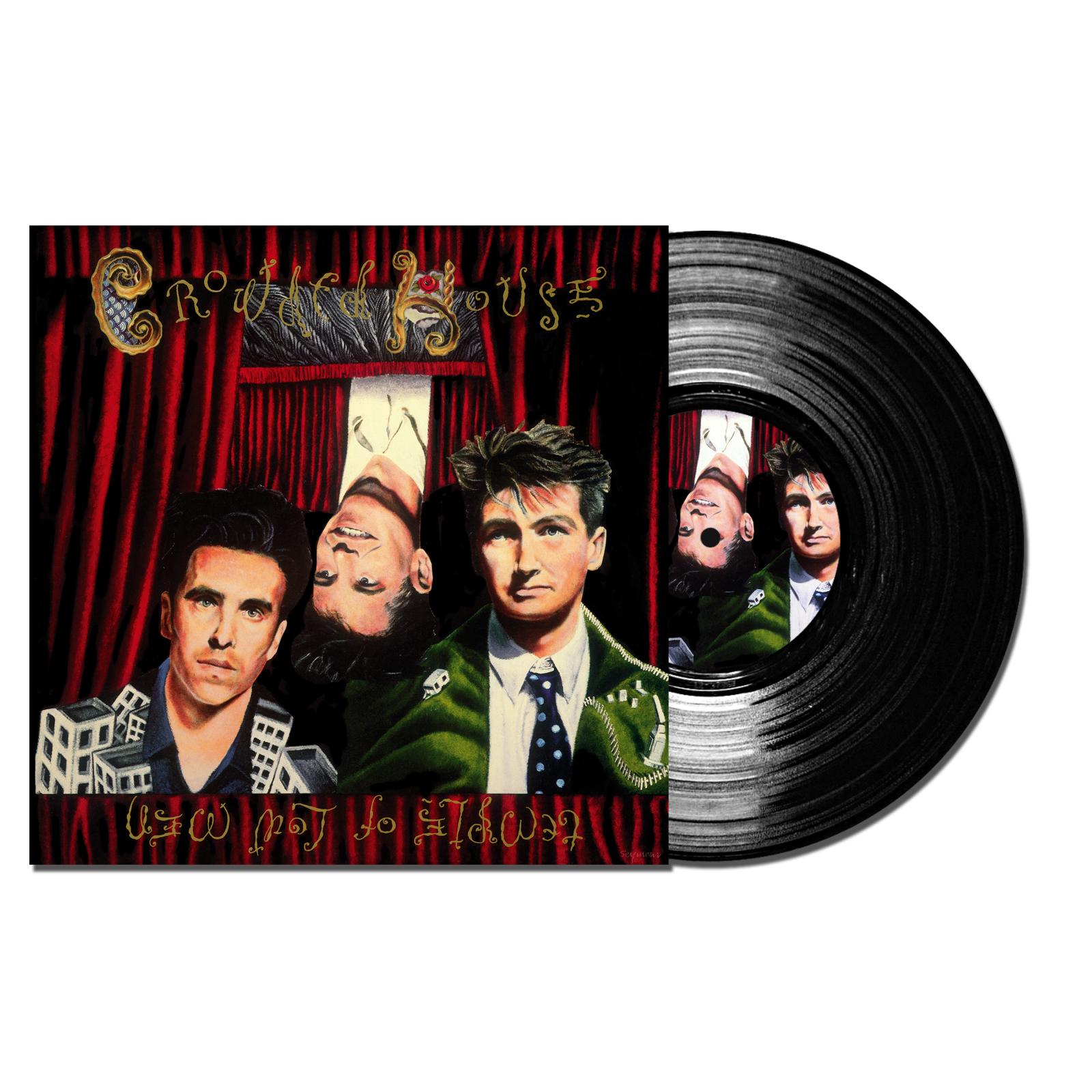2個以上購入で送料無料 Temple Of Low Men Crowded House 帯 7インチ