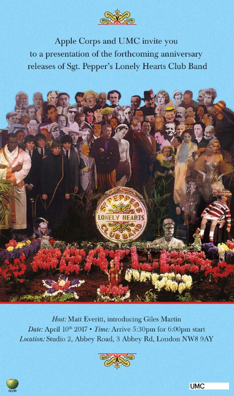 The Beatles / Remixed Sgt. Pepper unveiled at Abbey Road Studios