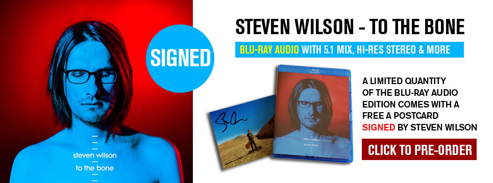 Steven Wilson TO THE BONE Autographed VINYL and CD 2018 Tour Programme 