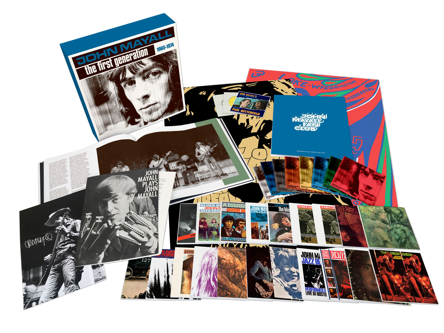 John Mayall / The First Generation 1965-1974 deluxe box set –  SuperDeluxeEdition